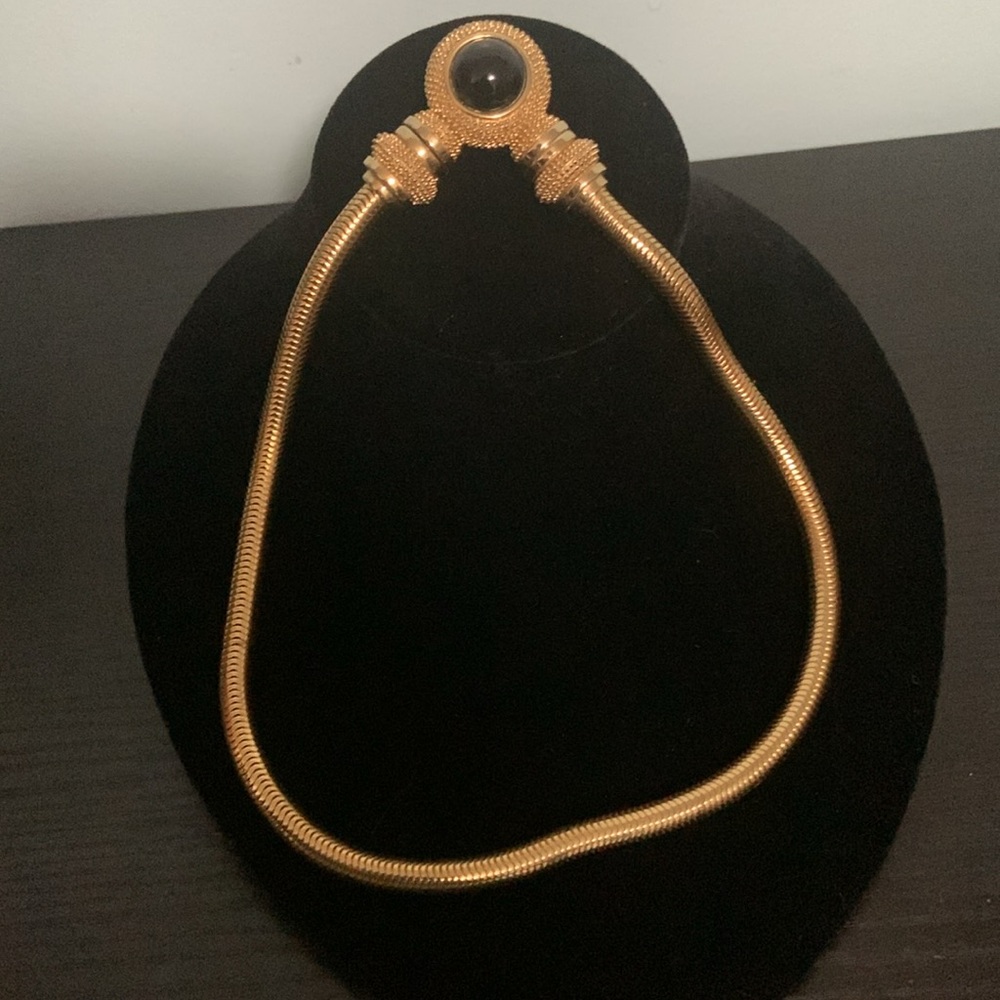 Versatile 3 in 1 Gold-Tone Necklace by E.Pearl - Picture 3 of 8